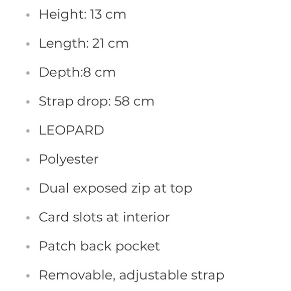 🆕 NIB Marc Jacobs Softshot 21 Leopard camera bag - Picture 10 of 11